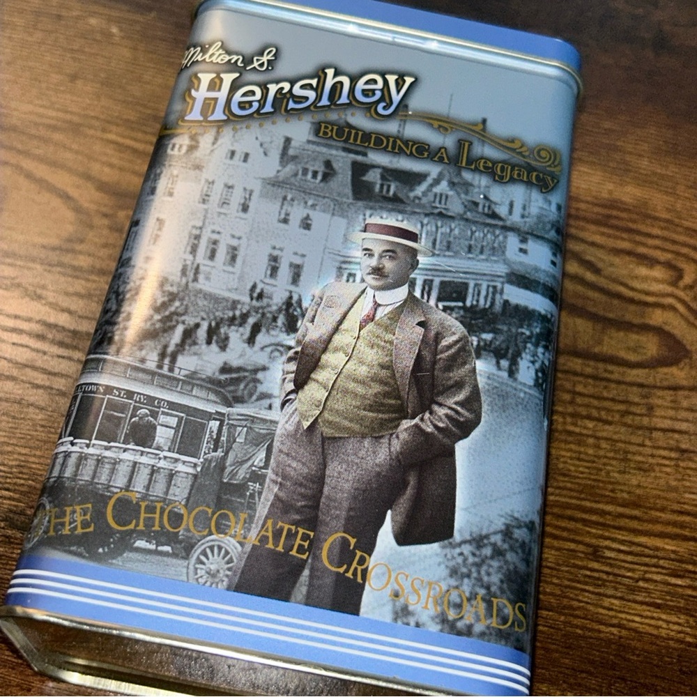 Hershey Building A Legacy Canister Series #2 Tin 1996 Milton S chocolate